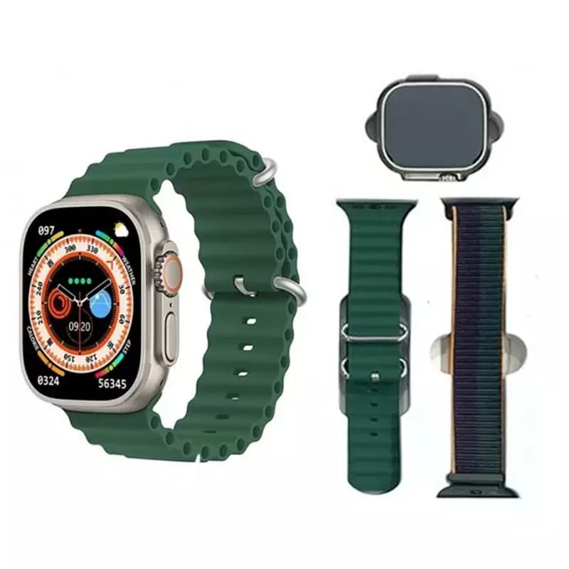 BML Ultra Max Smart Watch Gold Green - Dual Strap